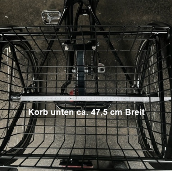 Elektro Dreirad Lano mit Rücktrittbremse, 3 Gang, Alltagstauglich, robust gebaut